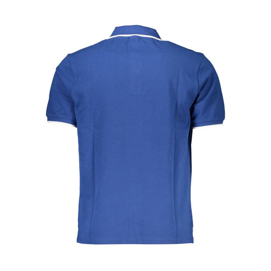 North Sails Blue Cotton Men Polo Shirt"