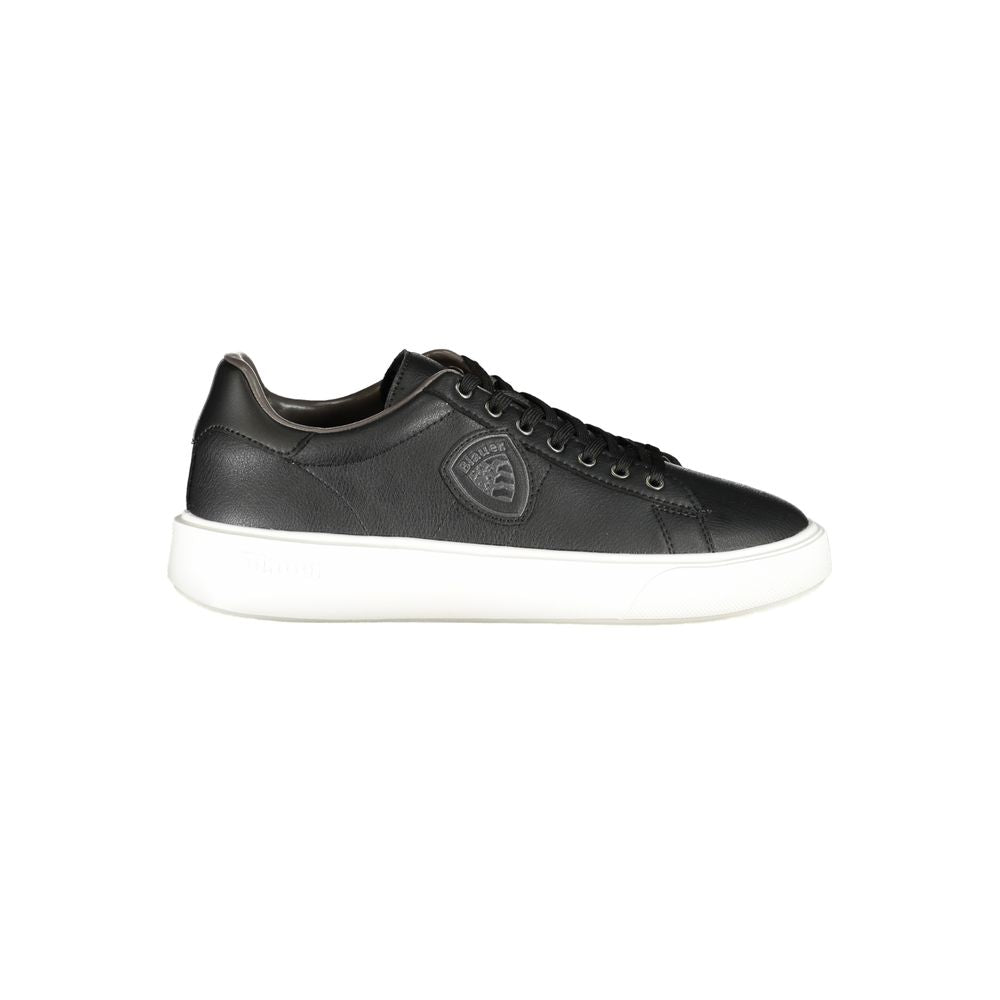 Blauer Black Polyurethan Herren-Sneaker