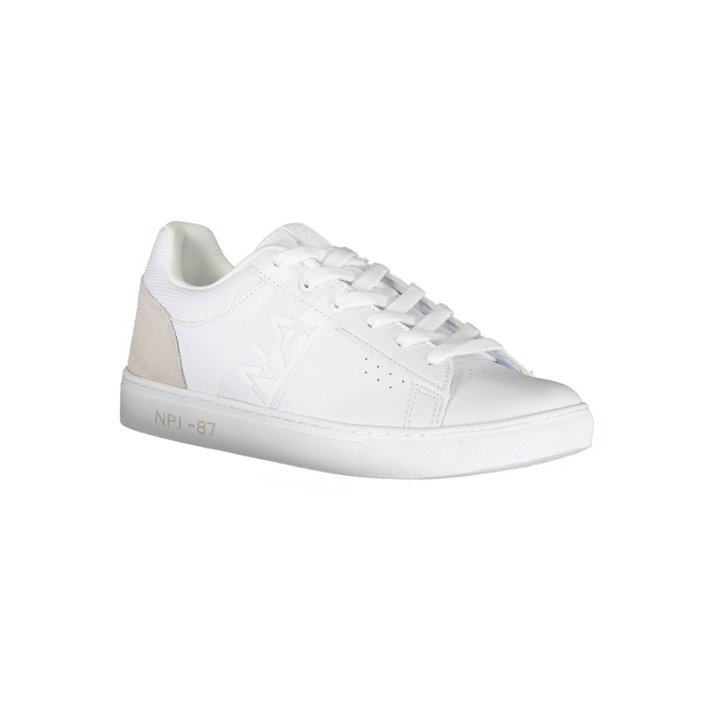 Napapijri Weiße Leder-Herren-Sneaker