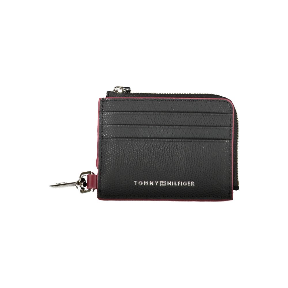 Tommy Hilfiger Herren-Geldbörse aus schwarzem Leder