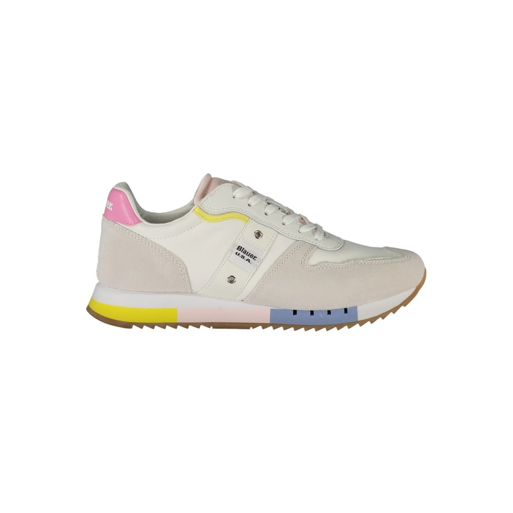 Blauer Bianco Polyurethan Damen-Sneaker