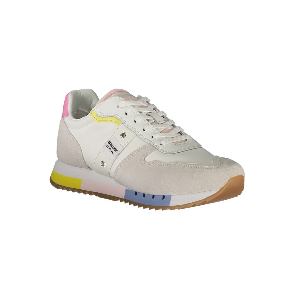 Blauer Bianco Polyurethan Damen-Sneaker