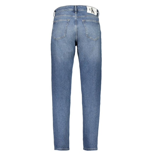 Calvin Klein Blu Cotton Men's Tapered Jean
