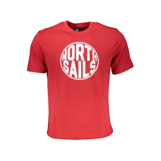 North Sails Red Cotton Men's T-Shirt