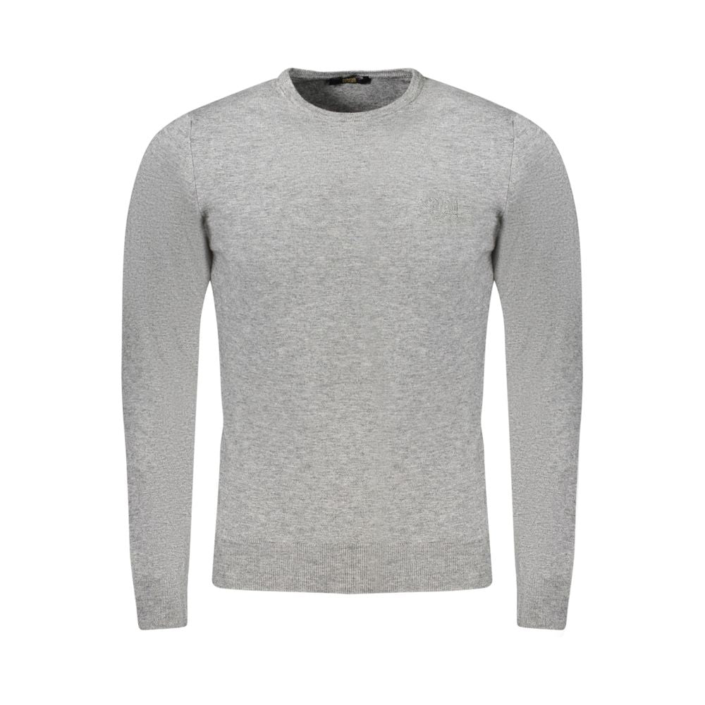 Cavalli Class Grigio Viscosa Sweater