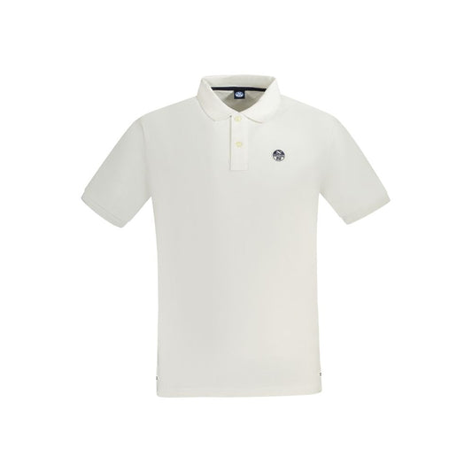 North Sails Bianco Cotton Men's Polo Shirt