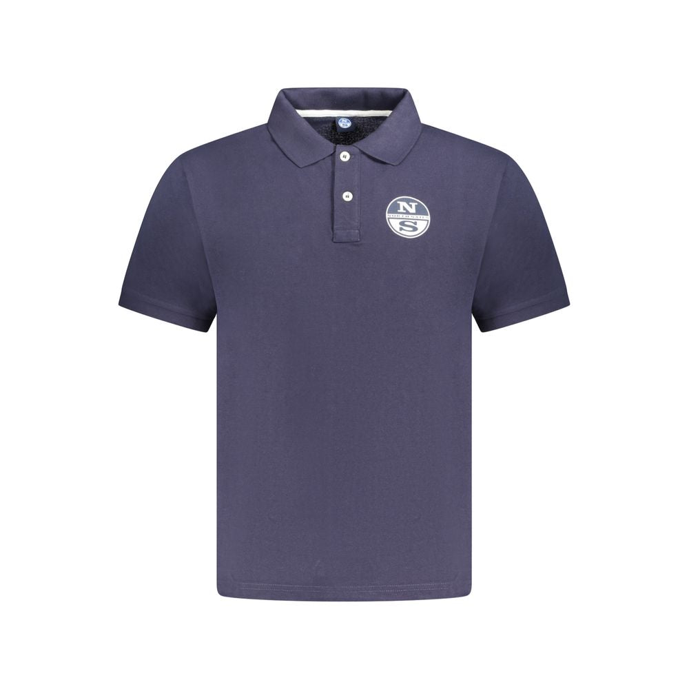 North Sails Blue Cotton Men's Polo Shirt