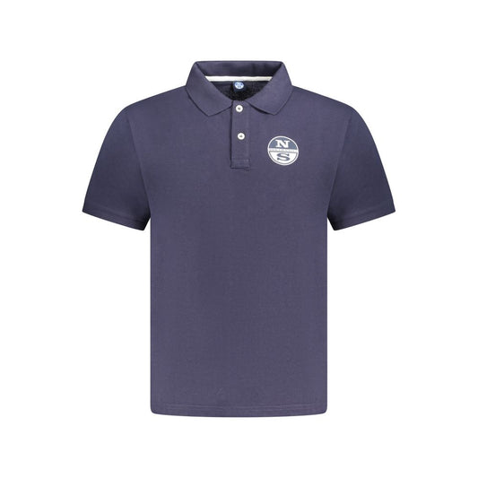 North Sails Blue Cotton Men's Polo Shirt