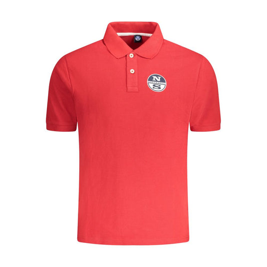 North Sails Red Cotton Men's Polo