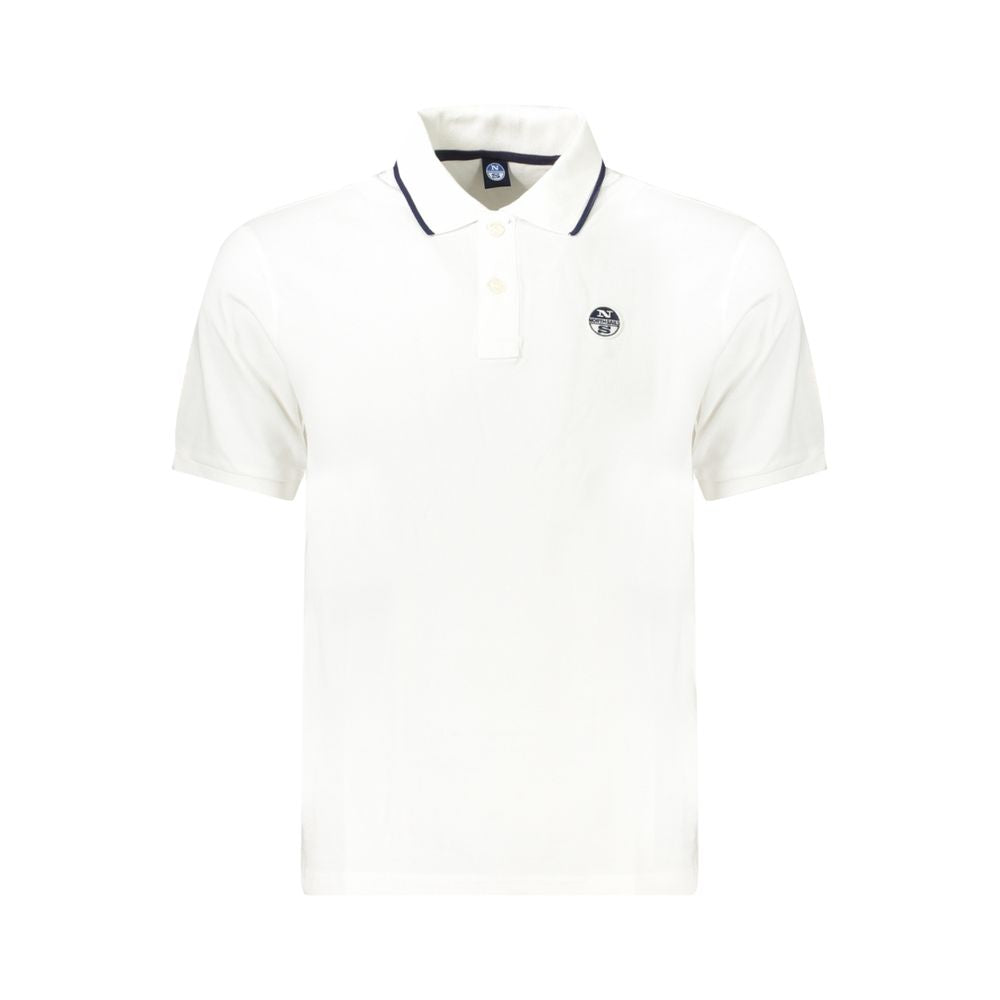 North Sails White Cotton Men's Polo Shirt