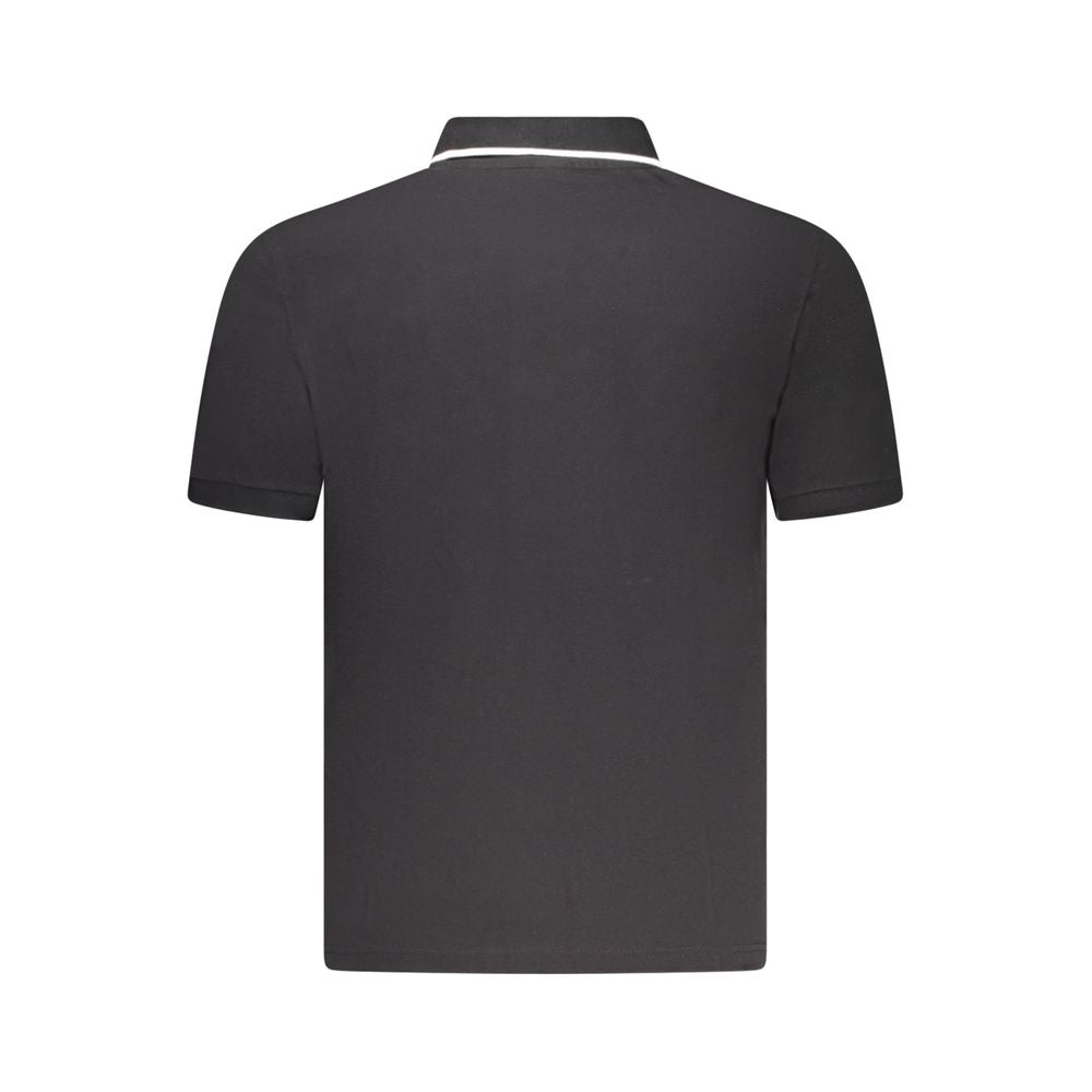 North Sails Black Cotton Men's Polo Shirt