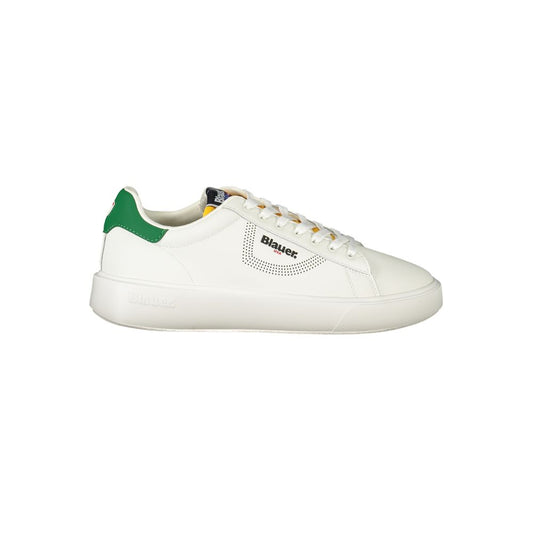 Blauer White Polyurethan Herren Sneaker