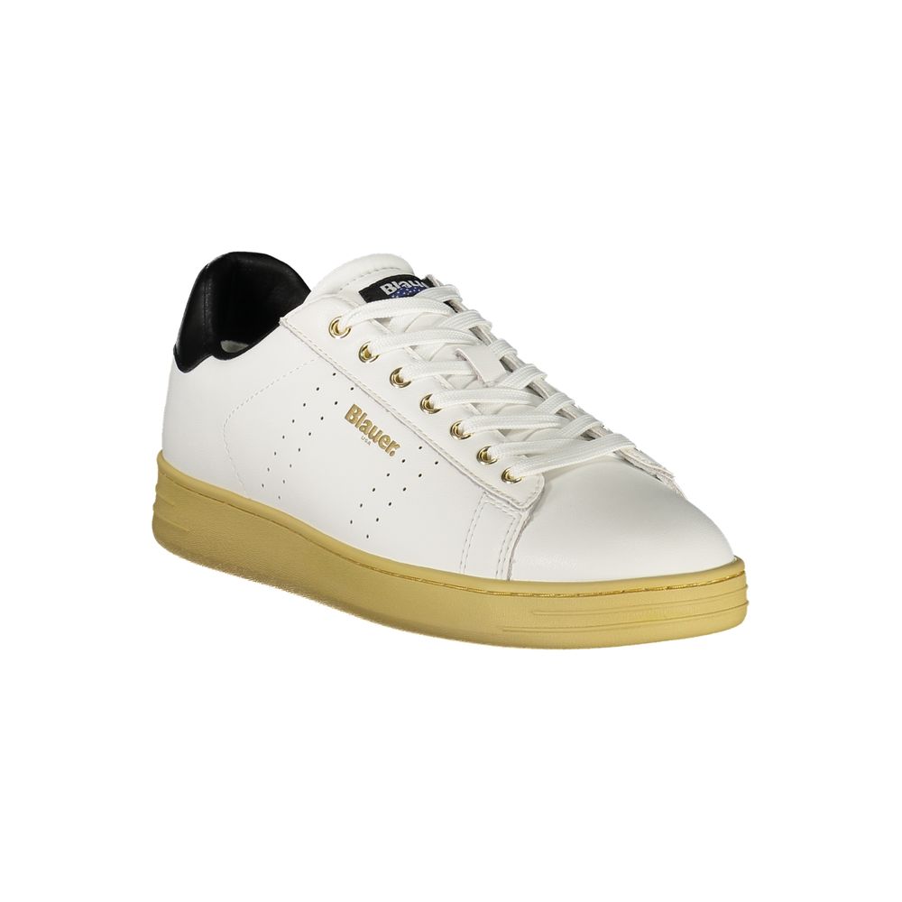 Blauer Bianco Polyurethan Herren Sneaker