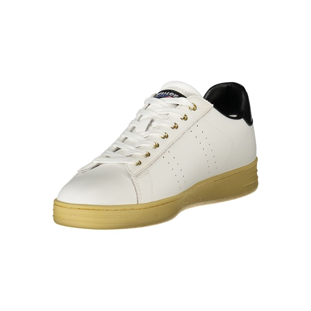 Blauer Bianco Polyurethan Herren Sneaker