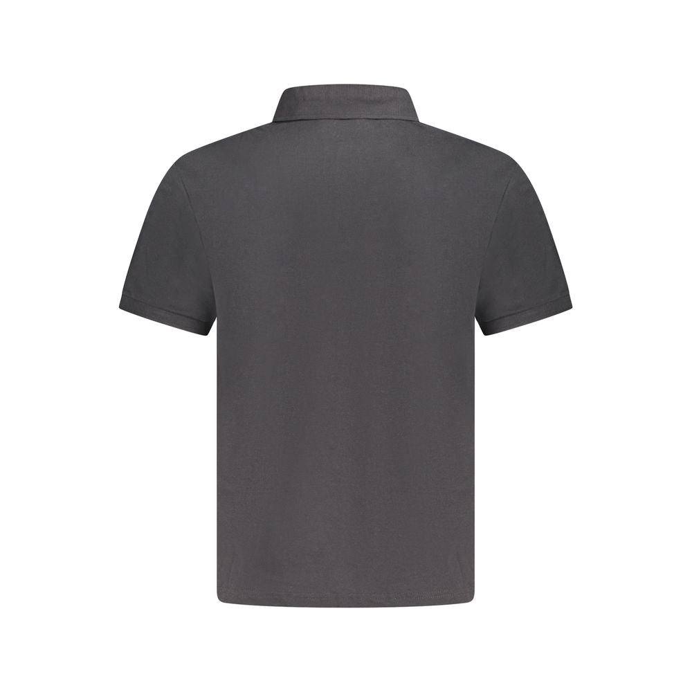 North Sails Black Cotton Men's Polo Shirt