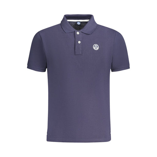 North Sails Blue Cotton Men's Polo Shirt