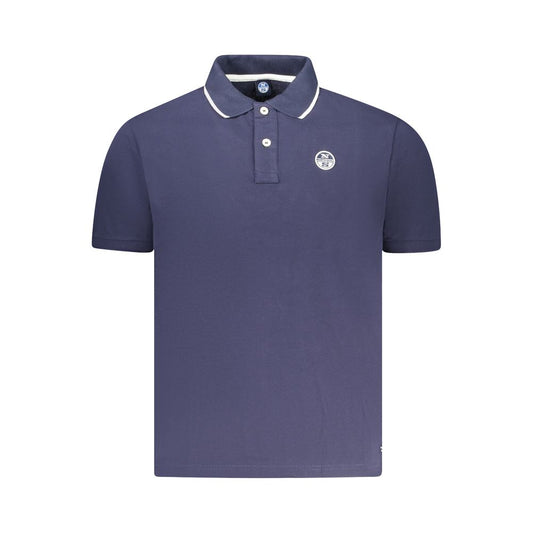 North Sails Blue Cotton Men's Polo Shirt