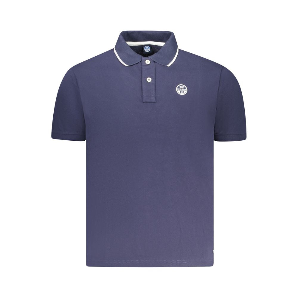 North Sails Blue Cotton Men's Polo Shirt