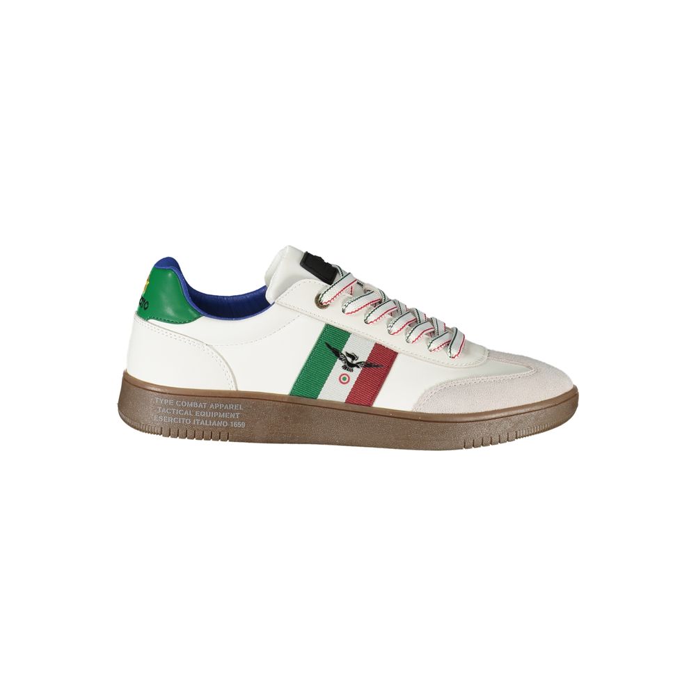 Esercito 1659 Weißer Polyurethan-Herren-Sneaker