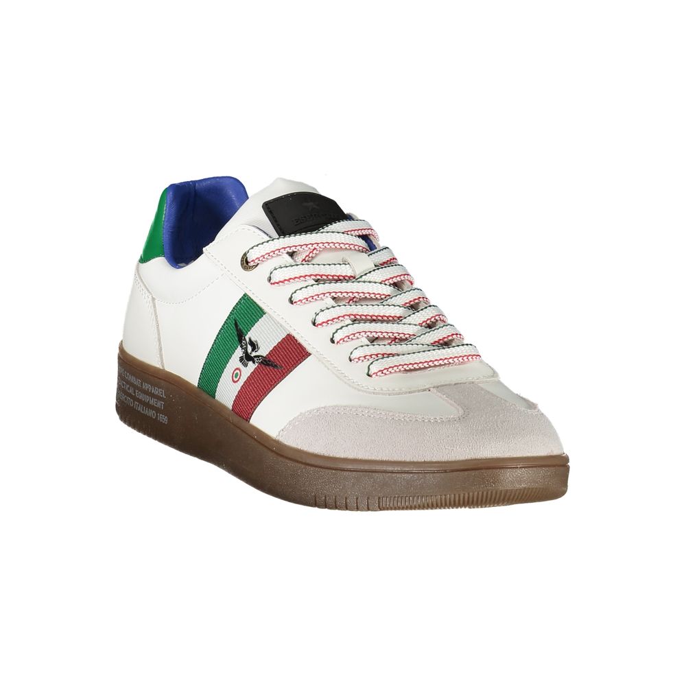Esercito 1659 Weißer Polyurethan-Herren-Sneaker
