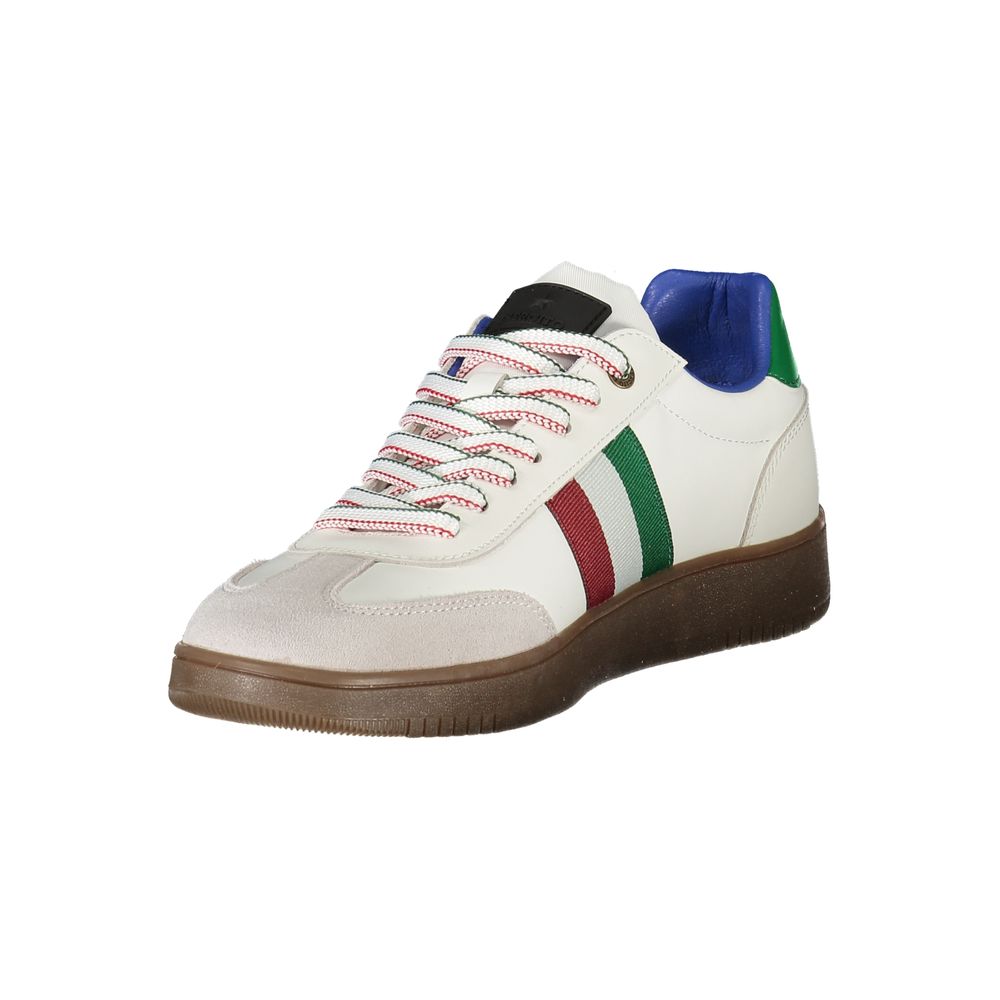 Esercito 1659 Weißer Polyurethan-Herren-Sneaker