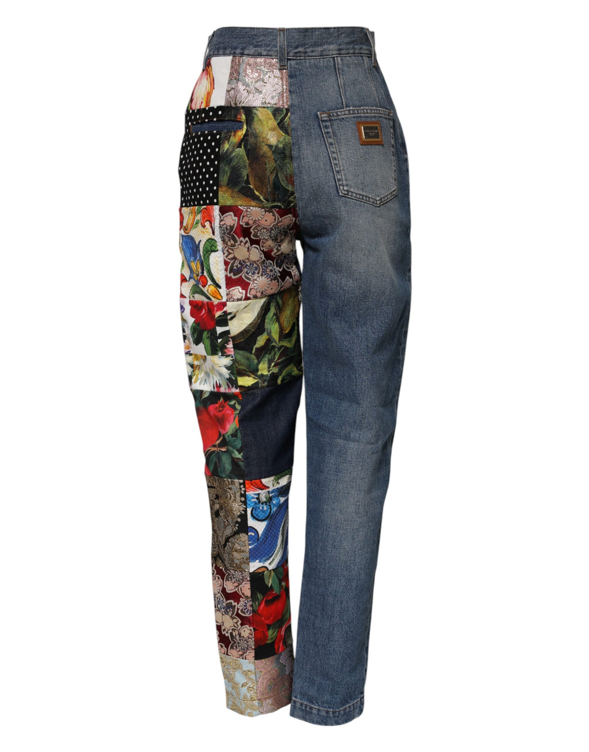Dolce & Gabbana Blue AMBER Patchwork Denim Jeans