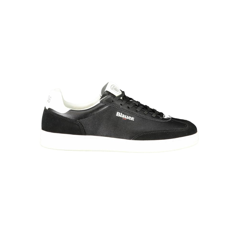 Blauer Black Polyurethan Herren-Sneaker