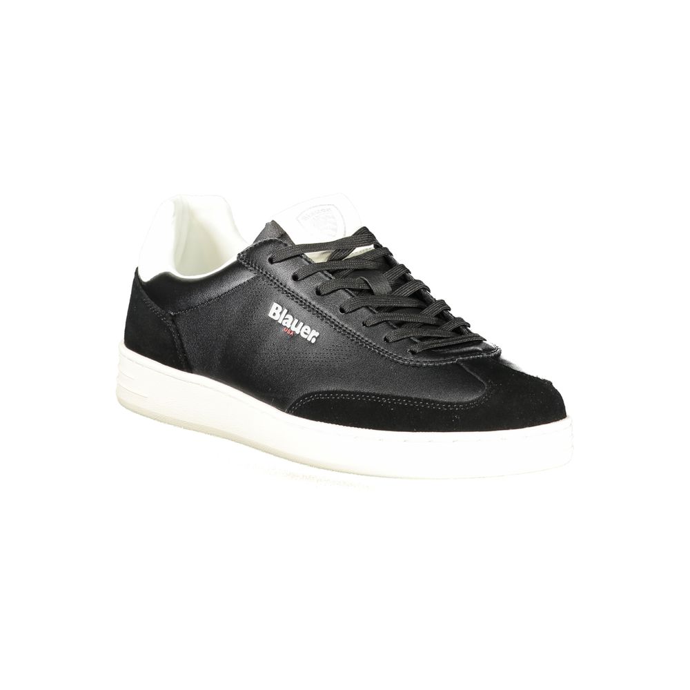 Blauer Black Polyurethan Herren-Sneaker