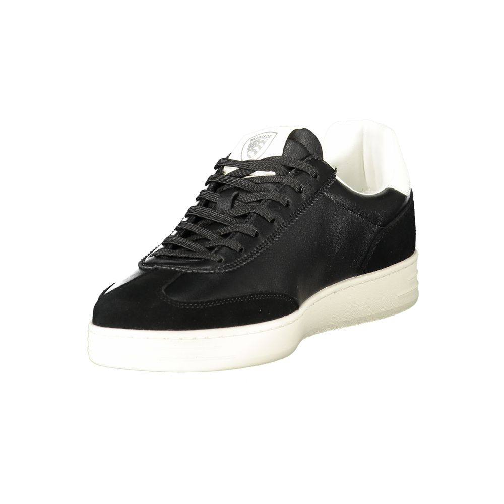 Blauer Black Polyurethan Herren-Sneaker