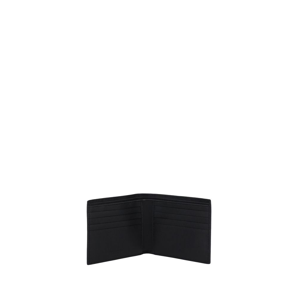 Saint Laurent Black Leather Wallet