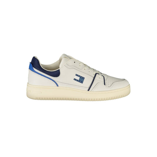 Tommy Hilfiger Bianco Polyurethane Men Sneaker