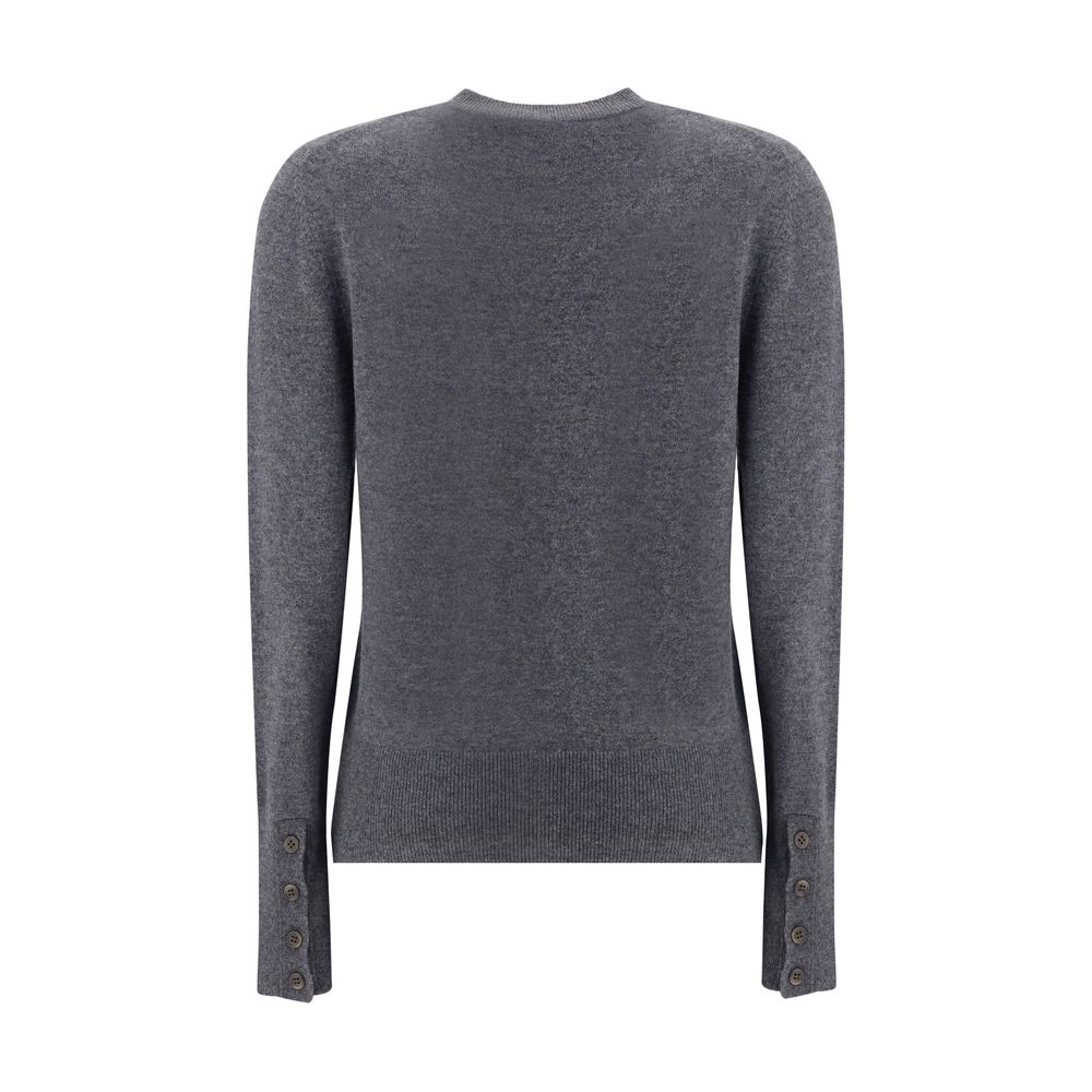 Lisa Yang Gray Cashmere Cardigan