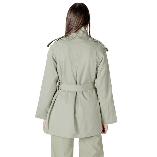 Morgan De Toi Bicolor Cotton Parka