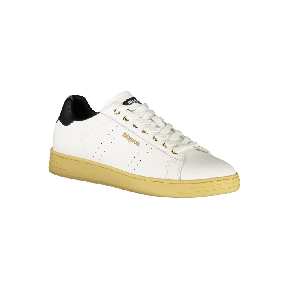 Blauer White Polyurethan Herren Sneaker