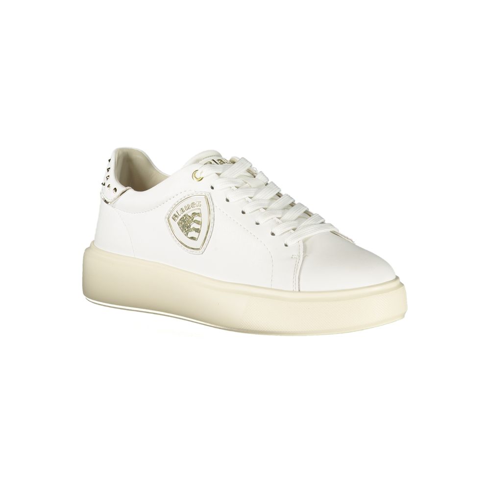 Blauer Bianco Polyurethan Damen-Sneaker