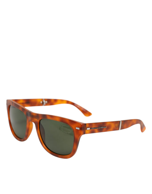 Dolce & Gabbana DG6089 Havana Full Rim Round Lenses Foldable Sunglasses