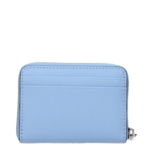 Michael Kors Light Blue Leather Wallet