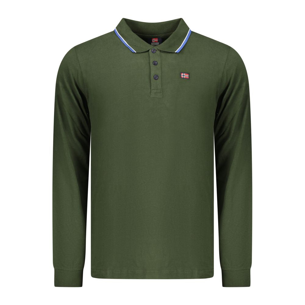 Norway 1963 Verde Cotton Polo Shirt
