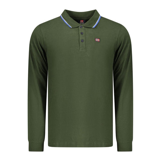 Norway 1963 Verde Cotton Polo Shirt