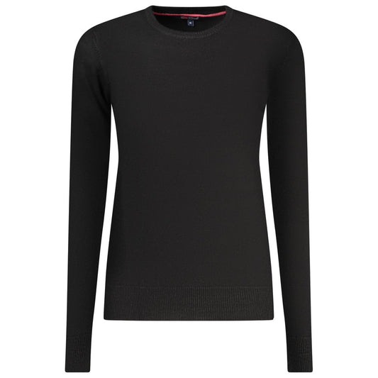 Norwegen 1963 Schwarzer Viskose-Damenpullover