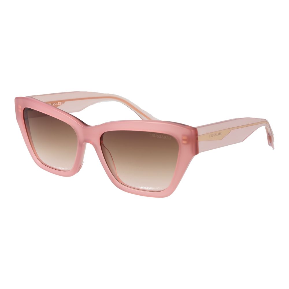 Trussardi Sonnenbrille aus rosa Azetat
