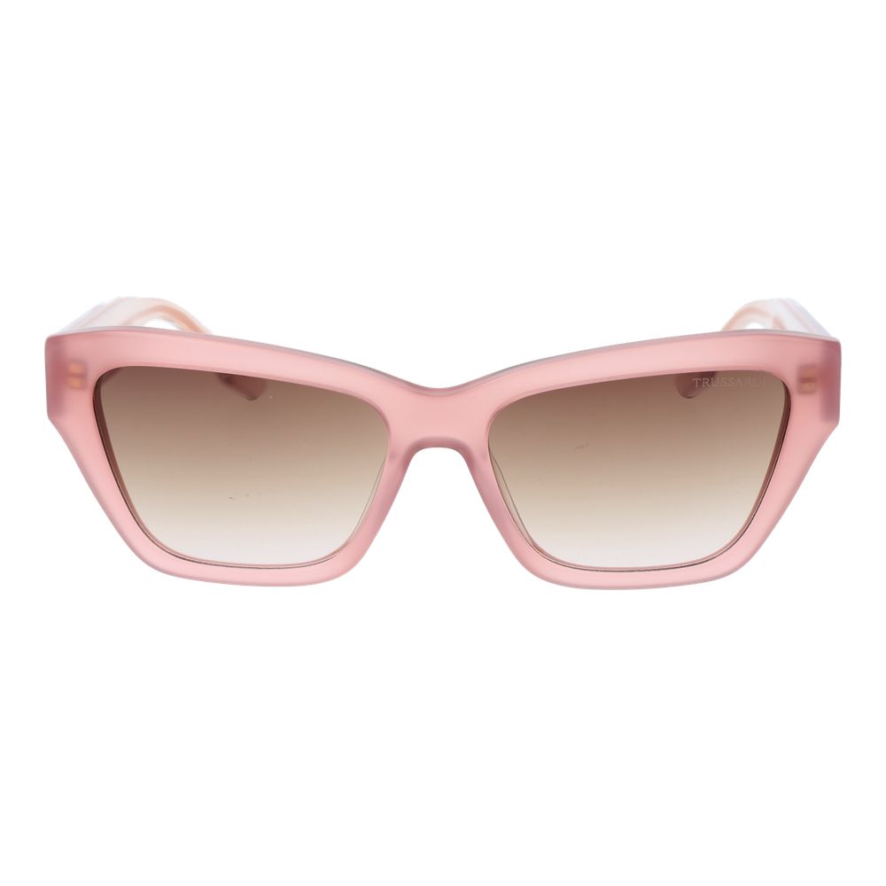 Trussardi Sonnenbrille aus rosa Azetat