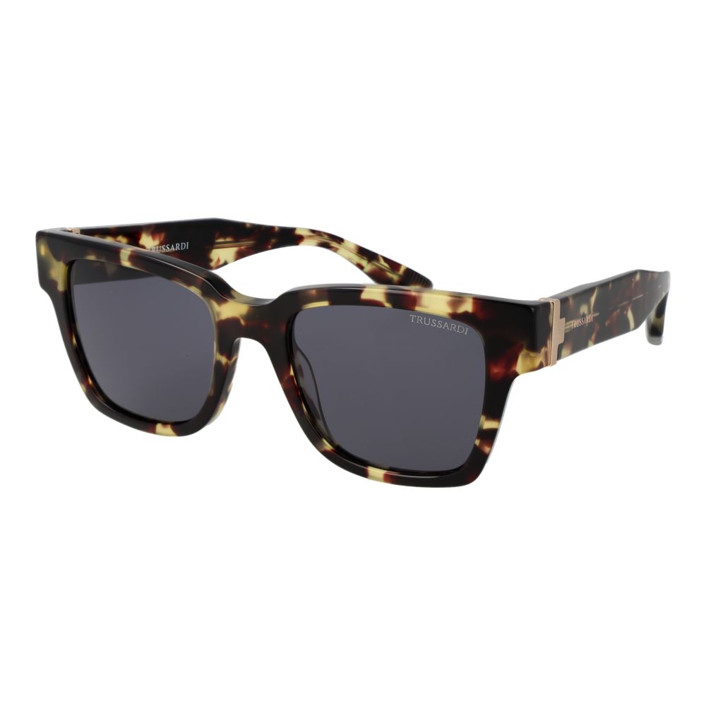 Trussardi Braune Acetat-Sonnenbrille