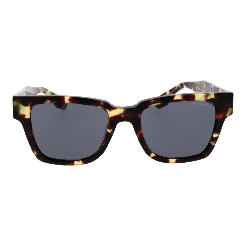 Trussardi Braune Acetat-Sonnenbrille