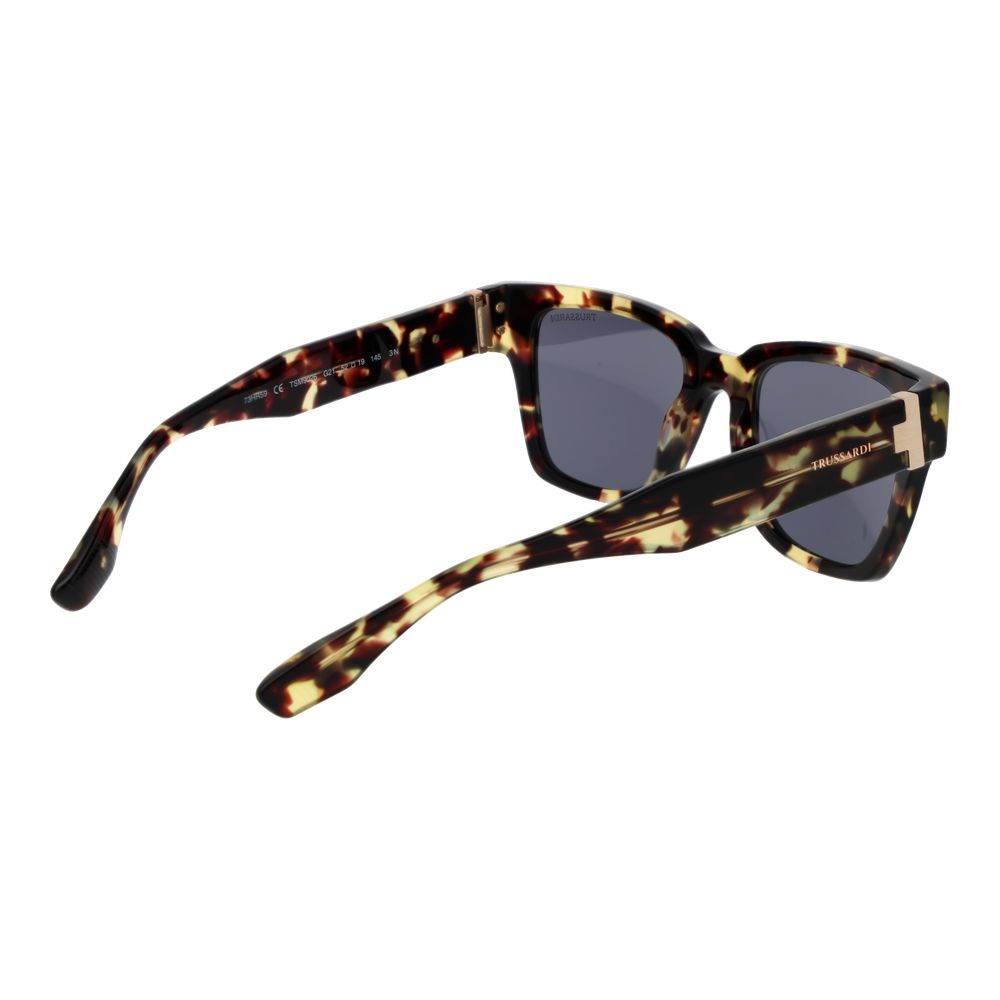 Trussardi Braune Acetat-Sonnenbrille
